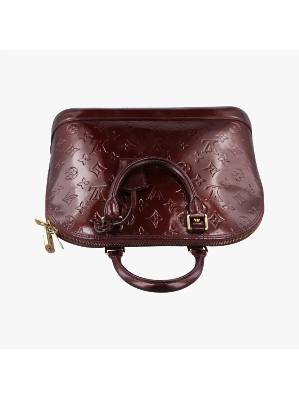 Louis Vuitton Alma PM Amarante Vernis Handbag